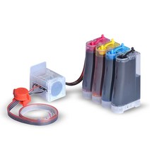 잉크타임 HP officejet 4650 & HP4650 & HP63 전용 DIY 잉크 무한공급기 300ml, 혼합 색상, 1개