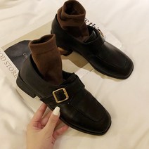 더플로우컴퍼니 여성용 깔끔 버클 페니 로퍼