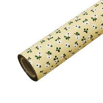 미니플라워 비닐 증착롤 포장지 중 37.5cm x 17m, 베이지, 1개