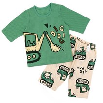 메이키즈 남아용 디그디그 오가닉 7부 쟈가드 실내복