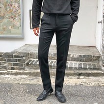 머시따 남성용 딥 스트레이트 10부 슬랙스