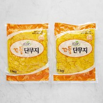 싱그람 꼬들단무지, 1kg, 2개