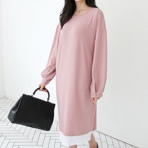 엔딩 주름 퍼프 임산부 수유 원피스