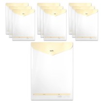 투영디자인 엘리트 세로 포켓 화일, 베이지, 10개