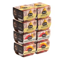 아넬라 100% 생과일 프리미엄 디저트 기관지 200g x 8p 세트, 배, 사과, 바나나, 1세트