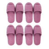 여성용 사무실 슬리퍼 4켤레