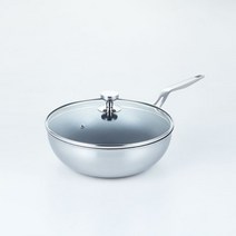 핀일로 IH겸용 스텐코팅 궁중팬 + 유리뚜껑 엘레강스 세트, 24cm, 1세트
