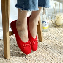 삭스리본 플랫슈즈