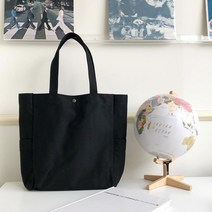 지니얼 무지 기본 빅 쇼퍼 캔버스 에코백 GA5192