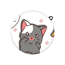머큐리 구스페리 일러스트 동물 디자인 LG 톤 플러스 프리 케이스, 고양이