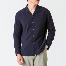 단군 남성용 투인원 오픈카라넥 세미오버핏 셔츠