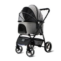 우노펫 쿼드 반려동물 유모차, 모드 그레이