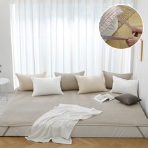 순면 피그먼트 순수 패밀리 밴딩패드, 베이지그레이