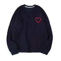 벤힛 A Heart 세미 오버핏 특양면 맨투맨