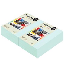 종이문화 프린트 프로 칼라복사지 No.15 아쿠아블루 80g, A5, 1000개