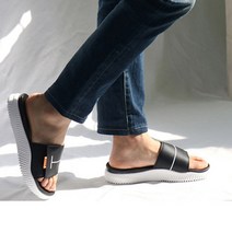 워크센스 남성 컴포트 포레다 라인 슬리퍼