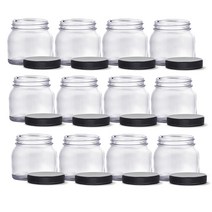 플라스틱 블랙캡 잼병 이유식 YS165L, 165ml, 12개