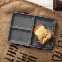 프렐류드 크리미 삼절 나눔접시, 차콜, 1개