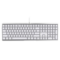 CHERRY MX BOARD 3.0S 기계식 갈축 키보드 + 높이조절 고무패드, G80-3870LXAKR-0, 화이트(갈축), 일반형