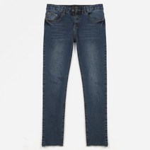 단군 남성용 밑단 컷팅 라이트 스판 데님 팬츠