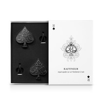 라피네르 로얄 스페이드 스톤형 차량용 방향제 블랙체리썸 본품 딥블랙 2p 세트, 1세트