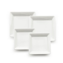 프렐류드 네오본 모던 정사각찬기 세트, 1세트, 접시 10cm + 12.5cm x 4p