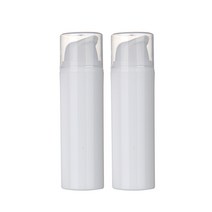 백색 버클식 진공에센스 용기 50ml, 2개