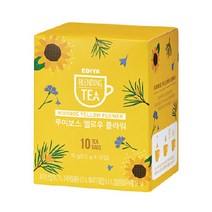 이디야 루이보스 옐로우 플라워 티, 1.5g, 10개