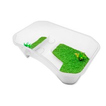 아쿠아테라 거북이 멀티하우스 어항 플로워링 세트 NX-11, 어항(화이트), 스톤(그린), 수초(혼합색상)