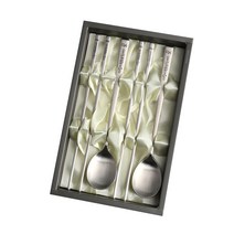 인스푼 2인 말씀 수저세트, 이집에평화를빕니다, 숟가락2p + 젓가락 2p