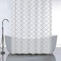 앤티스 라온 샤워커튼 실버 120 x 180 cm, 1개, 실버계열