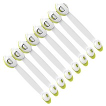 블럭마트 라운드 안전잠금장치, 그린, 8개