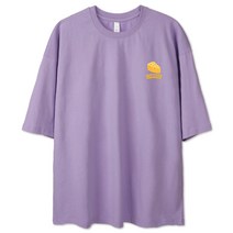 벤힛 cheese 오버핏 남녀공용 반팔티셔츠