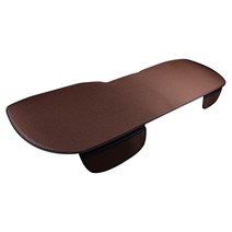 CarStory 자동차 아이스 실크 뒷자석 방석 MS-801, 브라운, 1개