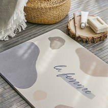 베베데코 규조토 발매트 패턴 팜므, 멀티 컬러