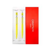 까렌다쉬 메탈 볼펜샤프 세트 0.5mm 849+844, 형광 옐로우, 1세트
