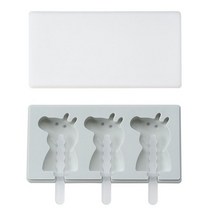 YOU&ME 꿀꿀이 아이스크림 실리콘 몰드 BG006, 블루, 1개