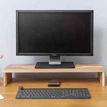 와이드 1단 모니터 받침대 110, 아카시아