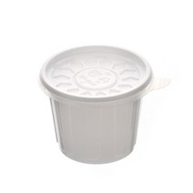 더담다 일회용 소스컵 211 소 75 x 55 mm 백색, 1개입, 600개