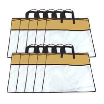 마켓피오 홈 부직포 침구 보관가방 브라운 35 x 35 cm, 10개입, 1개