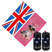 바캉스 패션 비치타올 2종 + 비치파우치 2p, 영국신사오빠, 프리티시츄, 1세트