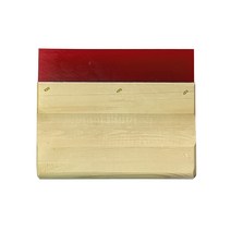 지디큐팩토리 실크스크린 스퀴지 고급형 연질 빨간색 25cm, 1개
