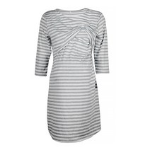 마켓에이 라운드 스트라이프 7부 수유원피스