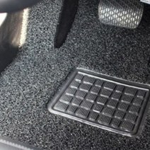 순수 코일 카매트 일반형 올블랙 3p, 쉐보레, (G-37)트레일블레이져 2륜, 쉐보레