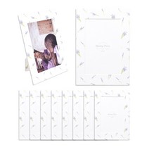 모노라이크 스탠딩 페이퍼프레임 4x6 플로럴 10p, Lavender