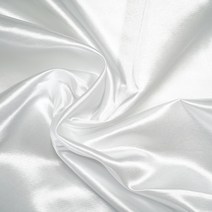 나비손길 광폭 고급 공단 인터로크 원단, 화이트