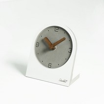 묵스 심블 무소음 탁상시계 Btype, 화이트