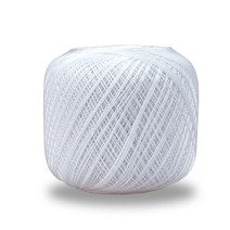 미소털실 파이스타 레이스 뜨개실 50g, 화이트