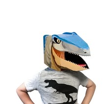 액션다이노마스크 벨로키랍터 가면 어린이, 블루