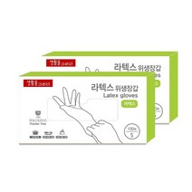 생활을그리다 라텍스장갑 S, 소(S), 100개, 2개